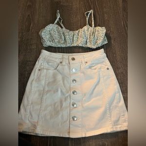 Skirt & Tube Top